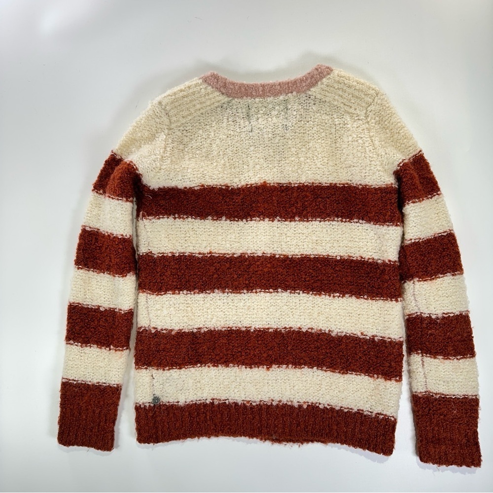 Maison Scotch wool alpaca striped cardigan cozy knit size 2 - Picture 7 of 11